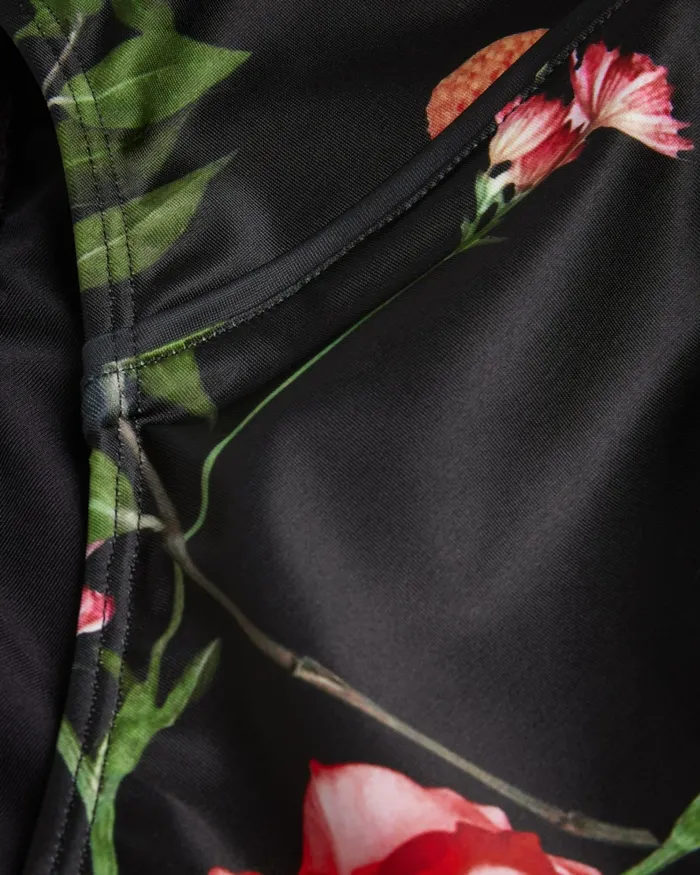 Women LOESIY 8211 Floral High Waisted Bikini Bottom Black Ted Baker Swimwear and Beachwear Women LOESIY 8211 Floral High Waisted Bikini Bottom Black Ted Baker Swimwear and Beachwear
