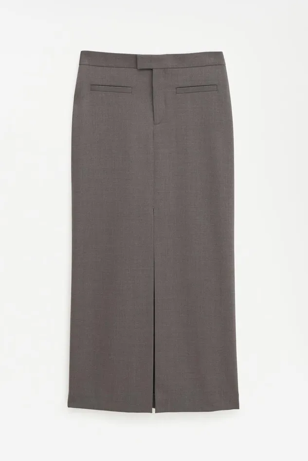 Women Long Tailored Skirt Driftwood Filippa K Skirts