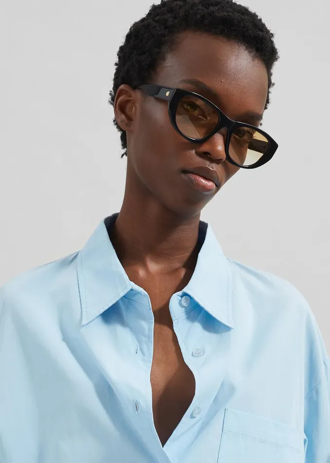 Women Lui Shirt 8211 Sky The Frankie Shop Tops