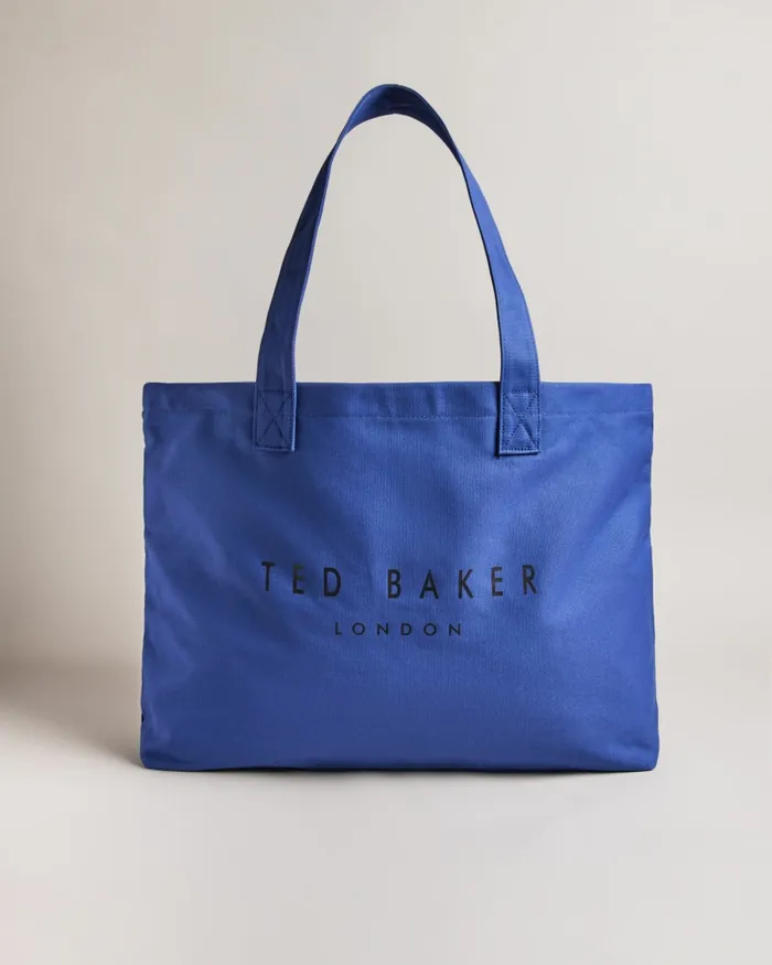 Women LUKKEE 8211 Branded Tote Bag Navy Ted Baker Tote Bags Women LUKKEE 8211 Branded Tote Bag Navy Ted Baker Tote Bags