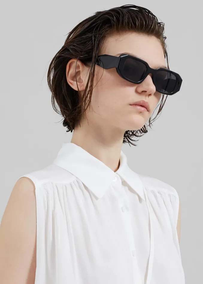 Women Maela Button Up Midi Dress 8211 White The Frankie Shop Dresses