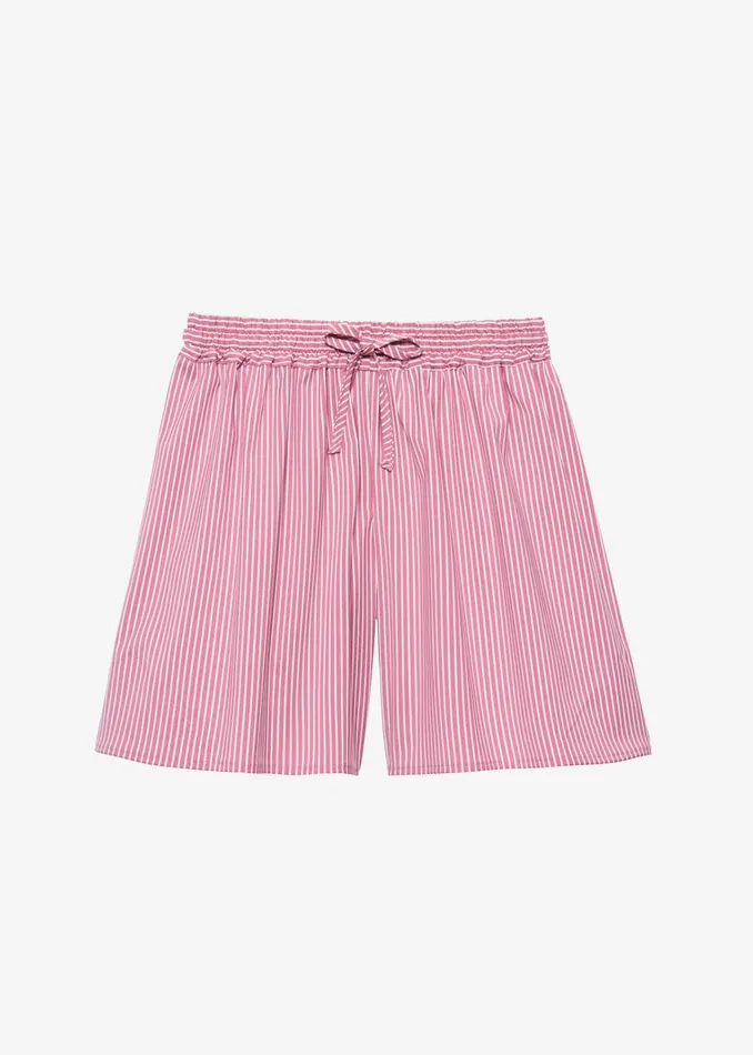 Women Mai Boxer Shorts 8211 RedWhite Stripe The Frankie Shop Bottoms