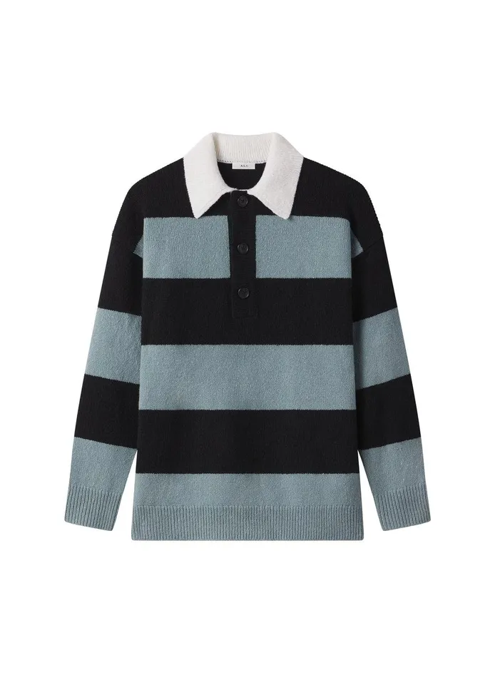 Women Mason Wool Cashmere Sweater Zenith Blueblack ALC Knitwear