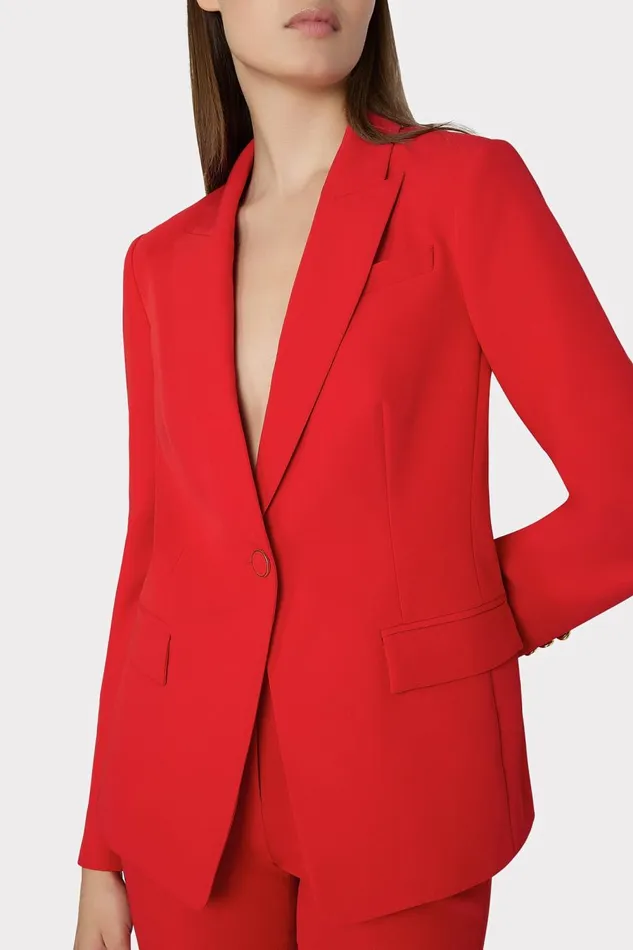 Women Matching Sets Milly Avery Cady Blazer Red