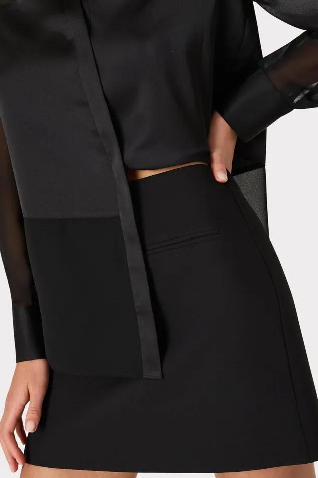 Women Matching Sets Milly Lizzy Cady Mini Skirt Black