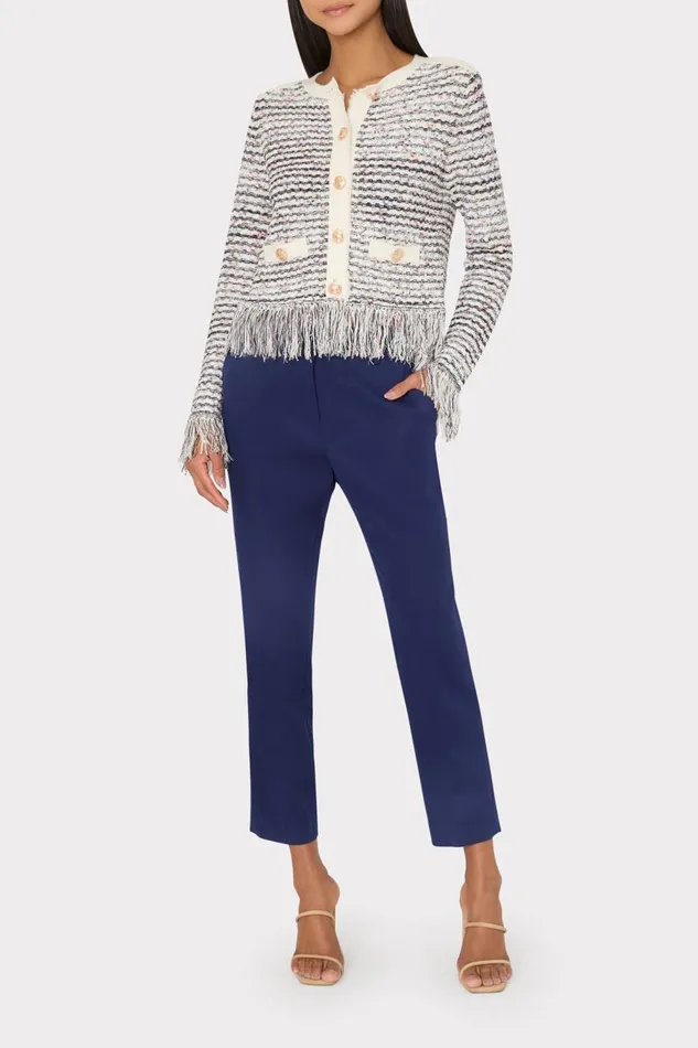 Women Matching Sets Milly Nicola Cady Pants Navy