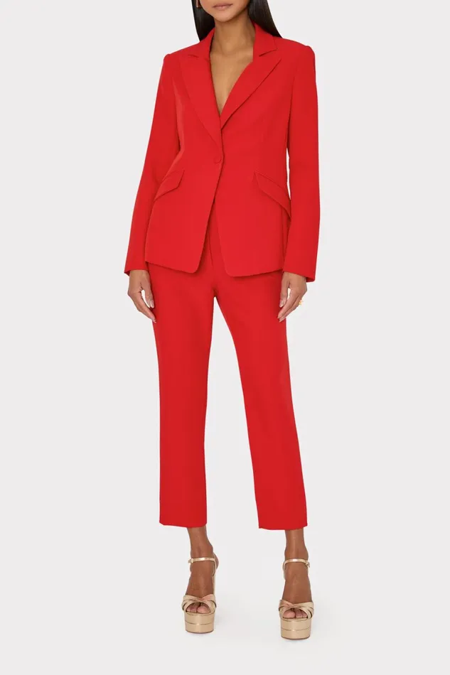 Women Matching Sets Milly Nicola Cady Pants Red
