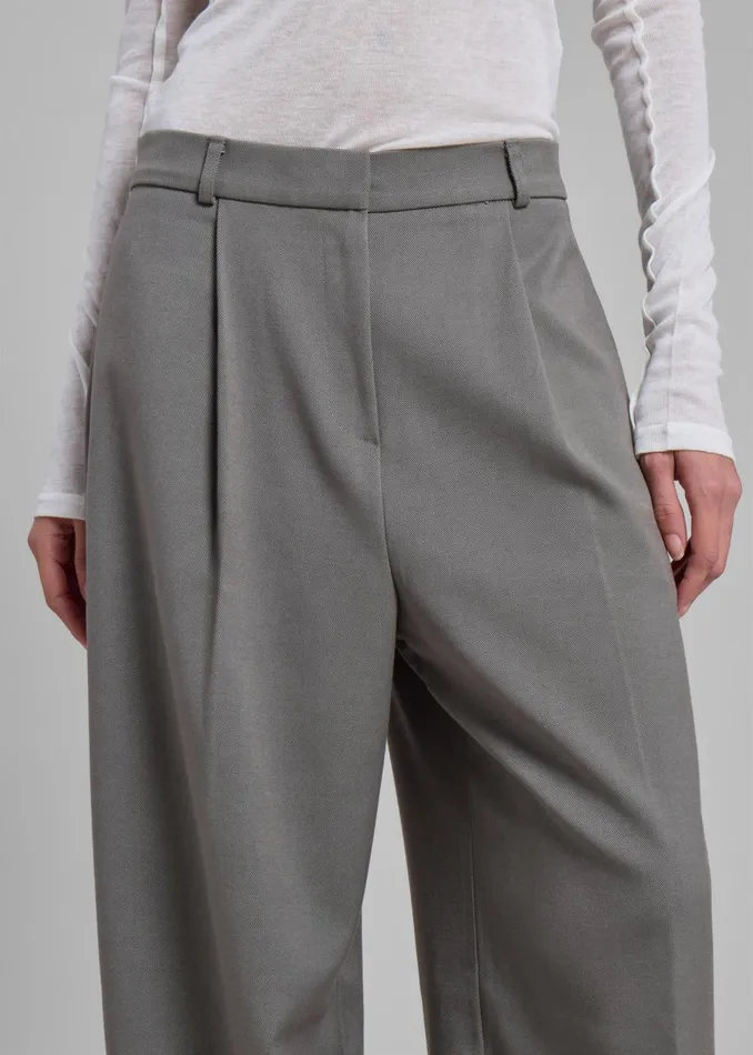 Women Maya Trousers 8211 Grey The Frankie Shop Bottoms