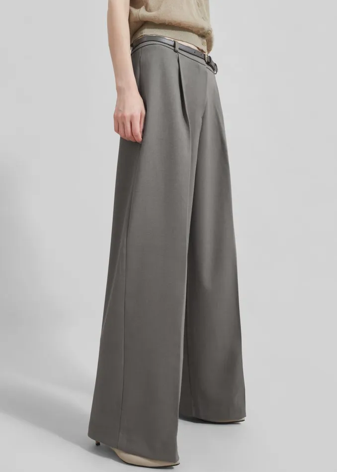 Women Maya Trousers 8211 Grey The Frankie Shop Bottoms
