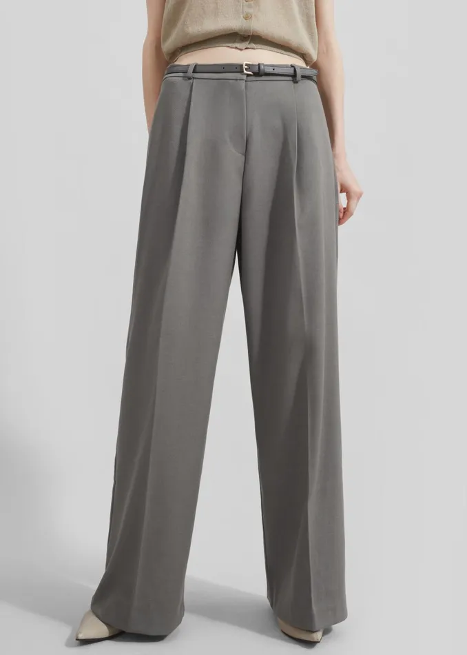 Women Maya Trousers 8211 Grey The Frankie Shop Bottoms