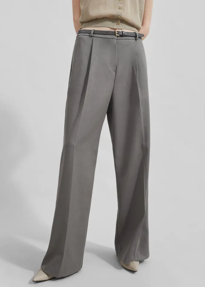 Women Maya Trousers 8211 Grey The Frankie Shop Bottoms