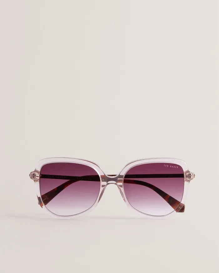 Women MEEYSHA 8211 Oversized Clear Square Frame Sunglasses Purple Ted Baker Sunglasses Women MEEYSHA 8211 Oversized Clear Square Frame Sunglasses Purple Ted Baker Sunglasses