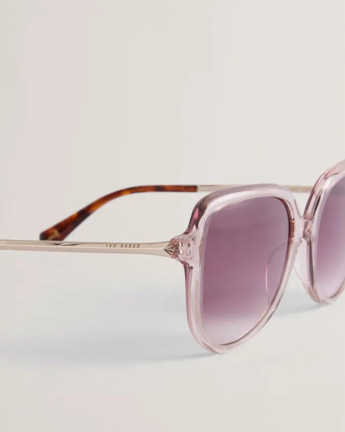 Women MEEYSHA 8211 Oversized Clear Square Frame Sunglasses Purple Ted Baker Sunglasses Women MEEYSHA 8211 Oversized Clear Square Frame Sunglasses Purple Ted Baker Sunglasses