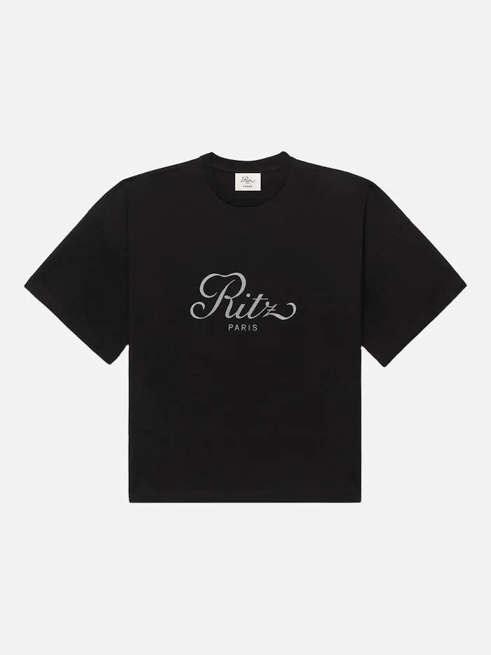 WomenMen FRAME FRAME X Ritz Paris Ritz Cropped Relaxed T Shirt
