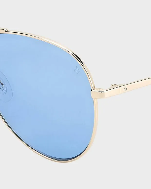 WomenMen Sunglasses Rag and Bone Ren Gold Beige