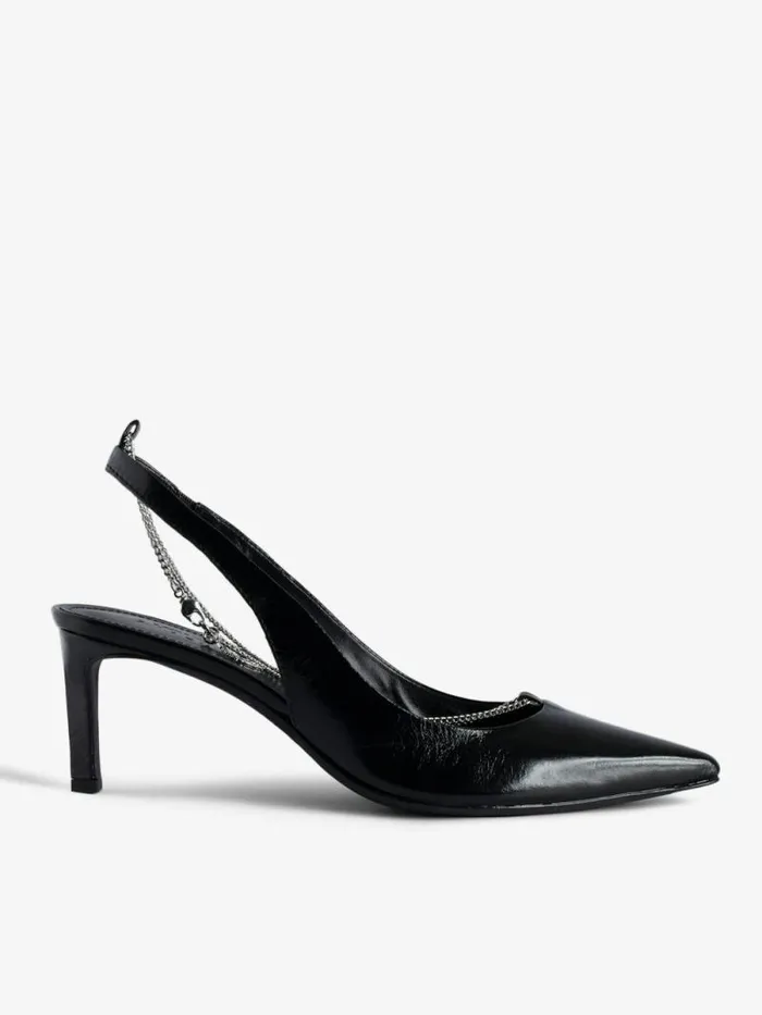 WomenMen Zadig and Voltaire Pumps First Night Court Shoes Black