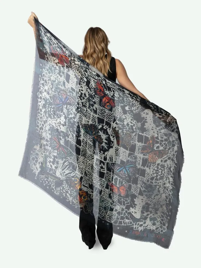 WomenMen Zadig and Voltaire Scarves Kerry Scarf Ink