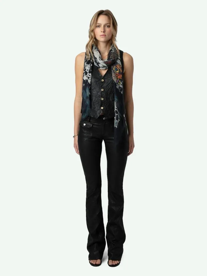 WomenMen Zadig and Voltaire Scarves Kerry Scarf Ink