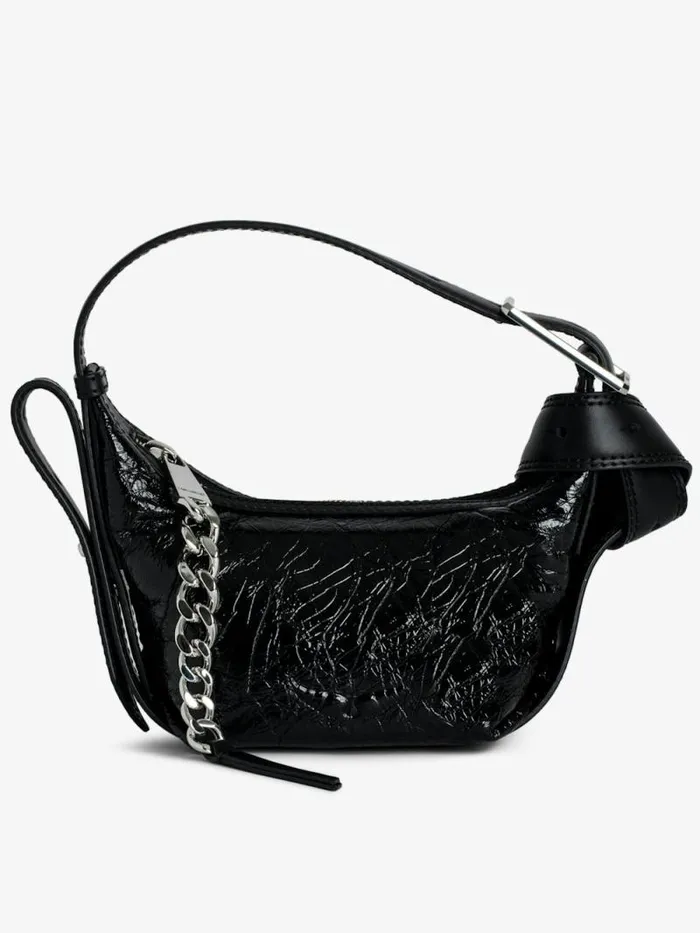 WomenMen Zadig and Voltaire Shoulder Bags Le Cecilia XS Bag Black