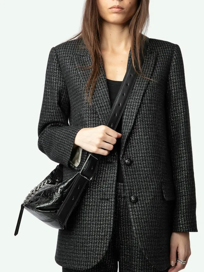 WomenMen Zadig and Voltaire Shoulder Bags Le Cecilia XS Bag Black