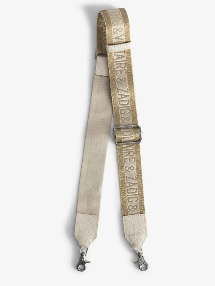 WomenMen Zadig and Voltaire Straps and Accessories Zadig Shoulder Strap Gold