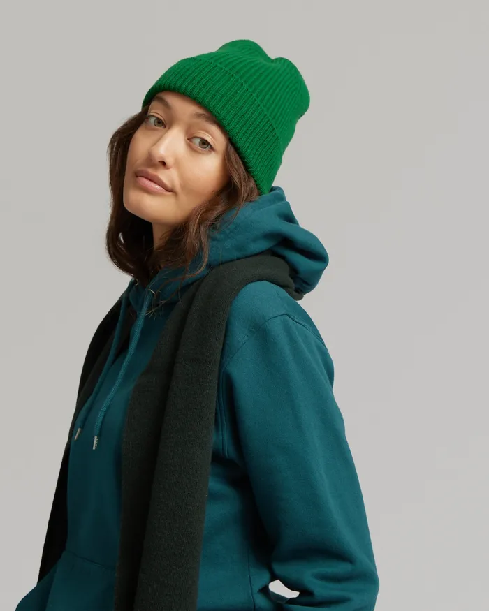 Women Merino Wool Beanie 8211 Pacific Blue Beanies Colorfulstandard