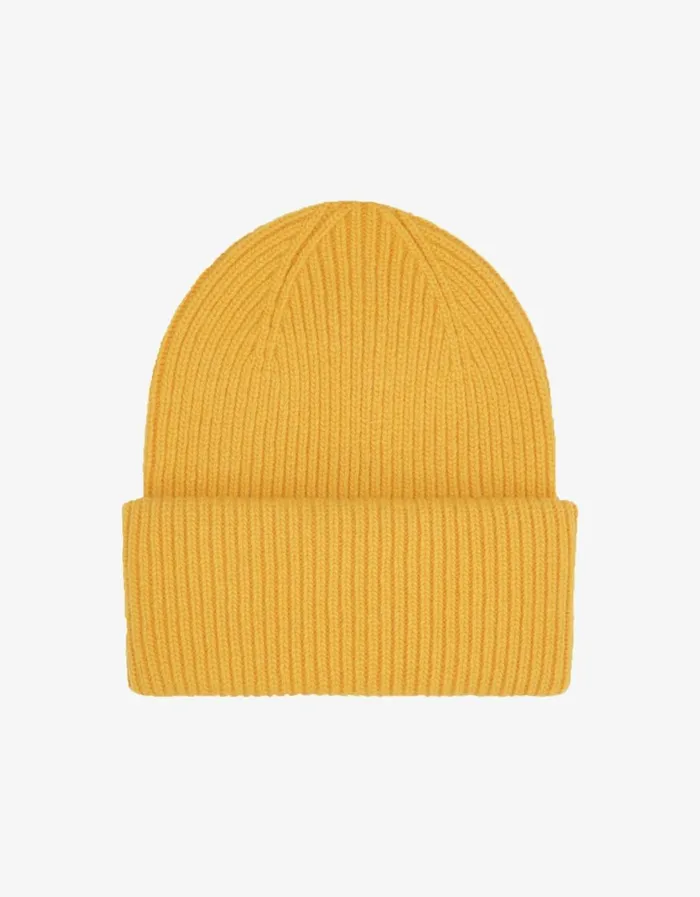 Women Merino Wool Hat Burned Yellow Colorful Standard Hats