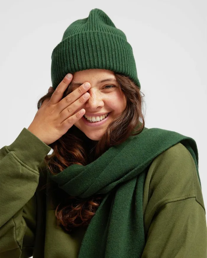 Women Merino Wool Hat Burned Yellow Colorful Standard Hats