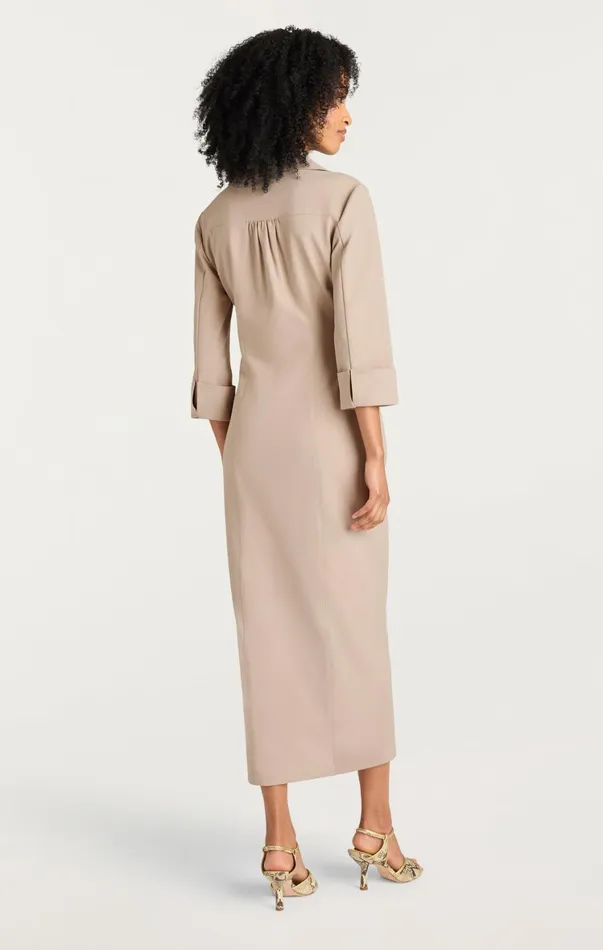 Women Midi Cinq Sept Cayleigh Dress Khaki