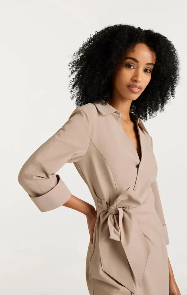 Women Midi Cinq Sept Cayleigh Dress Khaki