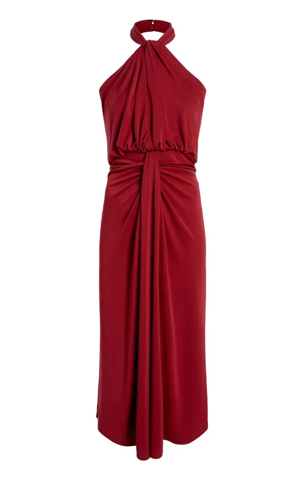 Women Midi Cinq Sept Kaily Dress Rosewood