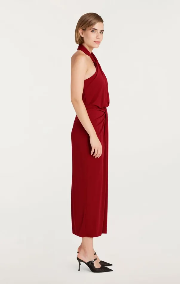 Women Midi Cinq Sept Kaily Dress Rosewood