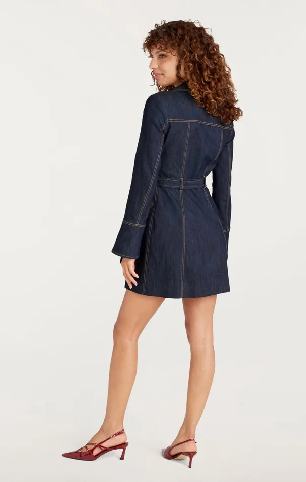 Women Mini Cinq Sept Evie Dress Indigo