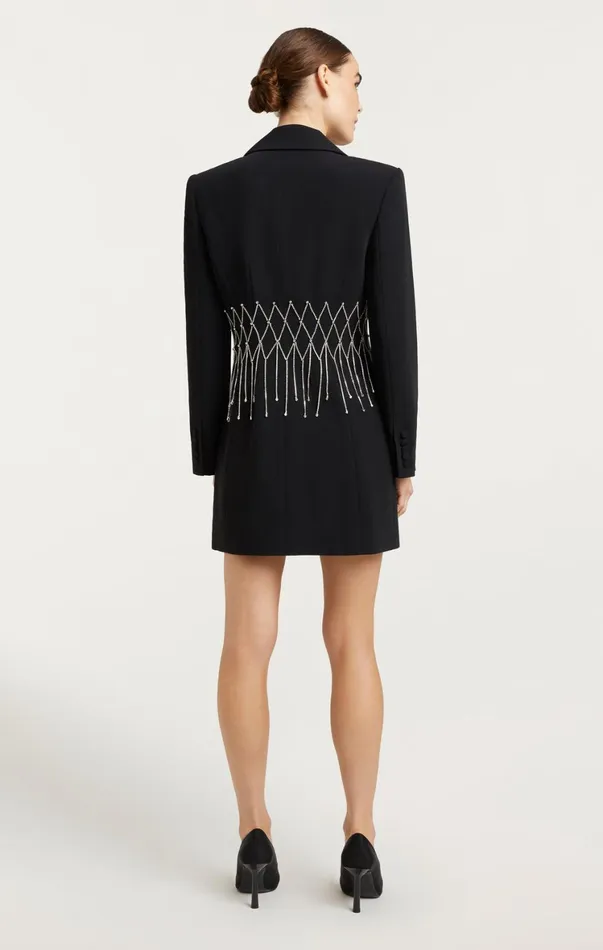 Women Mini Cinq Sept Naydeen Dress Black