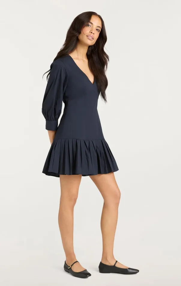 Women Mini Cinq Sept Sawyer Dress Navy