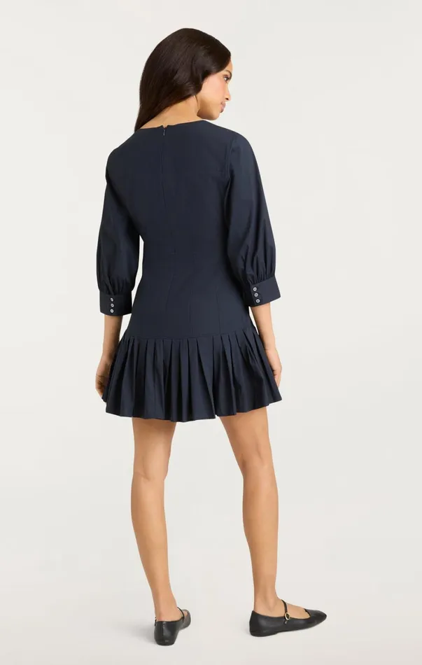 Women Mini Cinq Sept Sawyer Dress Navy
