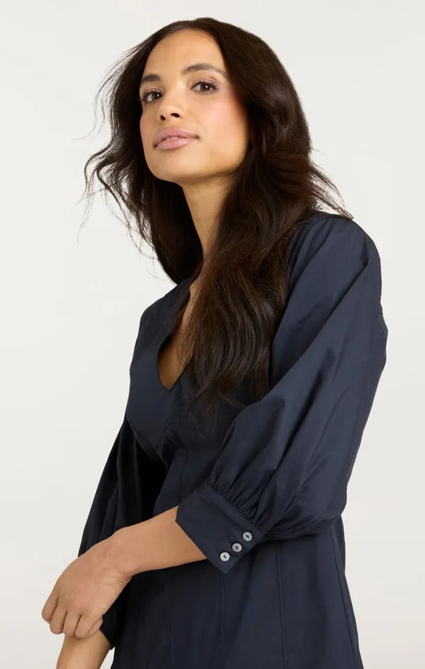 Women Mini Cinq Sept Sawyer Dress Navy