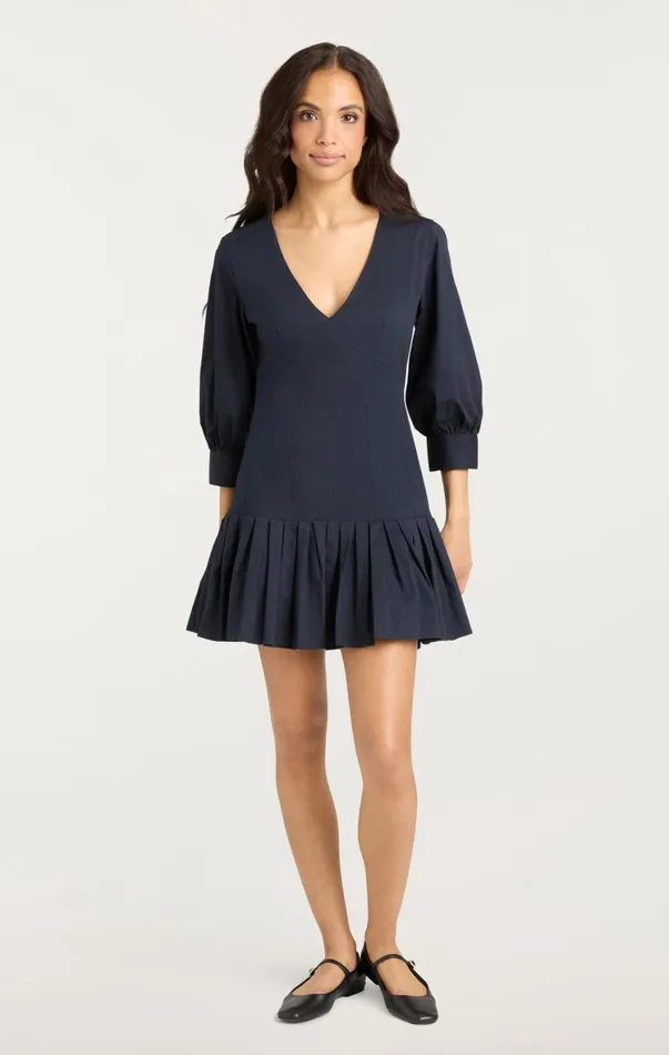 Women Mini Cinq Sept Sawyer Dress Navy