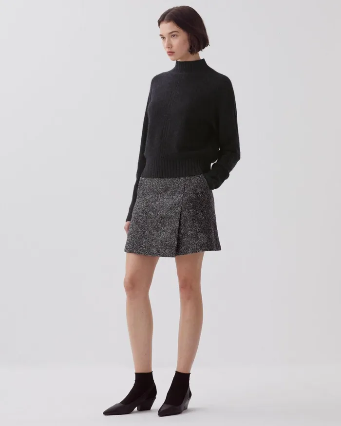 Women Mini Skirt Neppie Black Comptoir Des Cotonniers Matching Sets Women Mini Skirt Neppie Black Comptoir Des Cotonniers Matching Sets