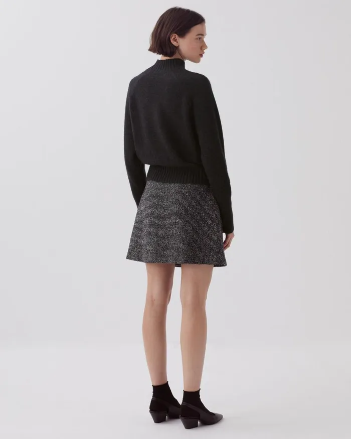 Women Mini Skirt Neppie Black Comptoir Des Cotonniers Matching Sets Women Mini Skirt Neppie Black Comptoir Des Cotonniers Matching Sets