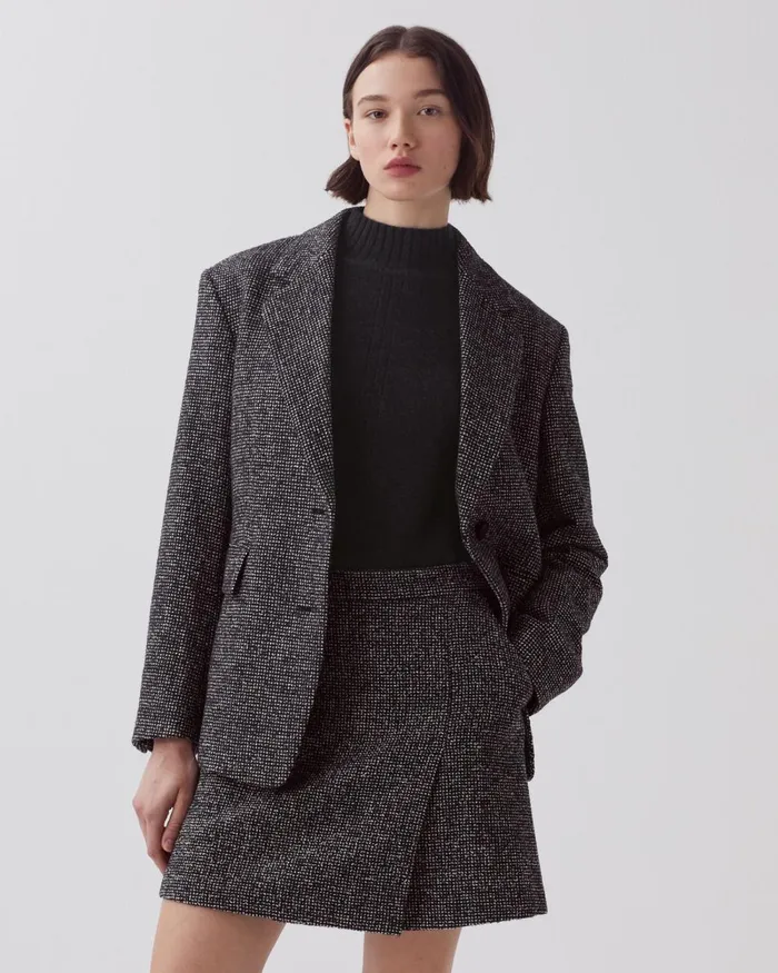 Women Mini Skirt Neppie Black Comptoir Des Cotonniers Matching Sets Women Mini Skirt Neppie Black Comptoir Des Cotonniers Matching Sets