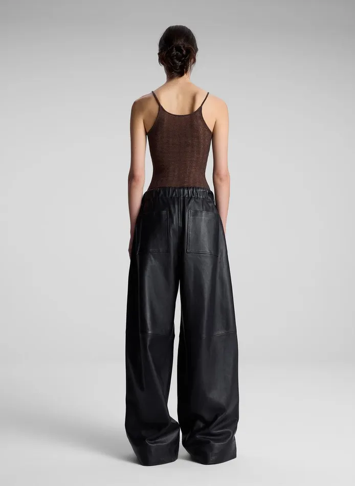 Women Morgan Alpaca Knit Top Brown ALC Knitwear