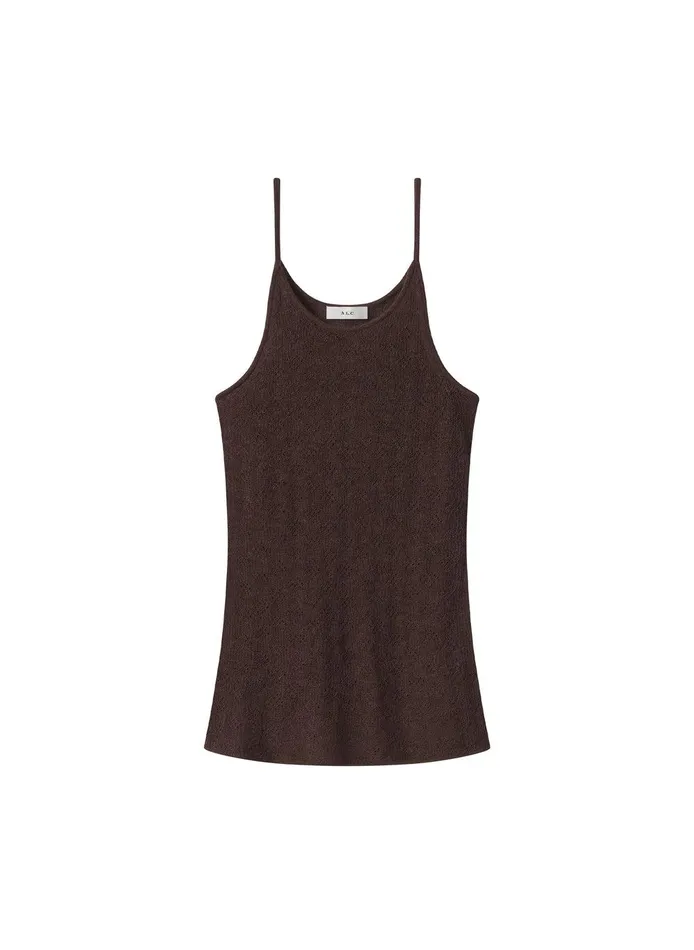 Women Morgan Alpaca Knit Top Brown ALC Knitwear