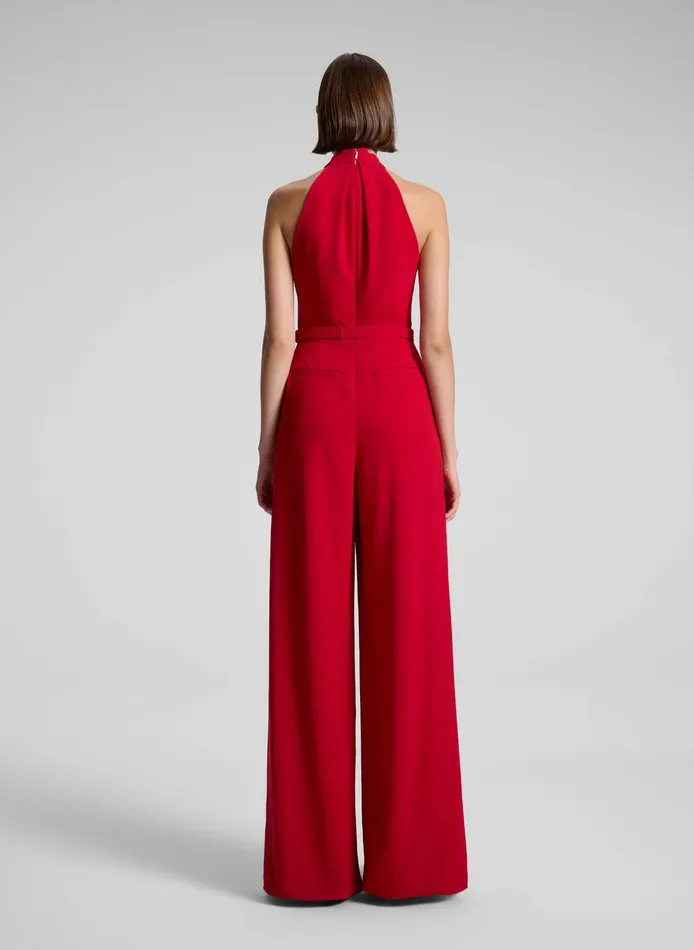 Women Murphy II Wide Leg Jumpsuit Really Red ALC Bottoms