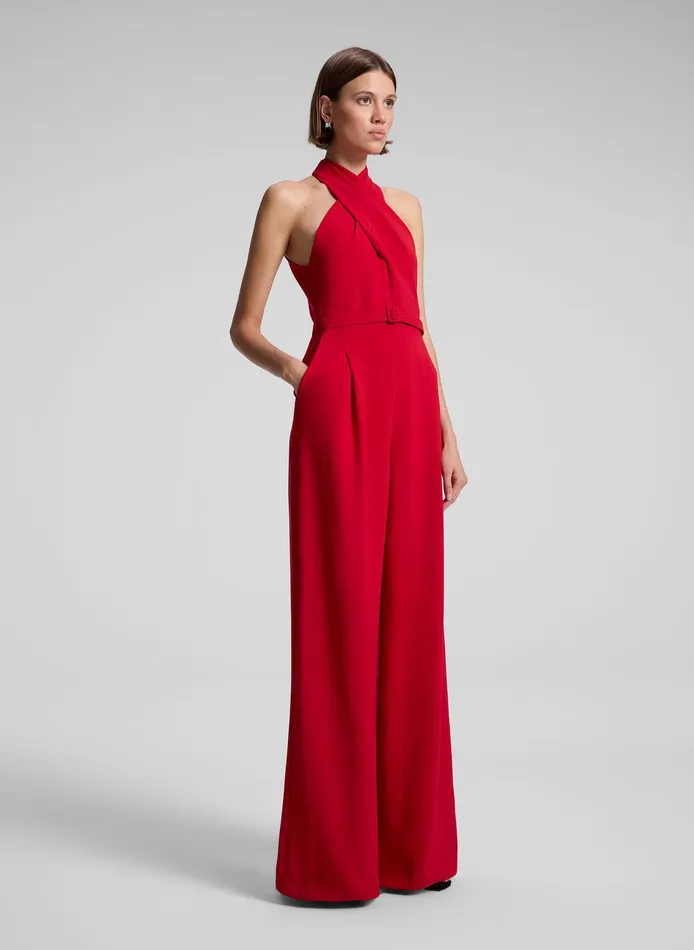 Women Murphy II Wide Leg Jumpsuit Really Red ALC Bottoms