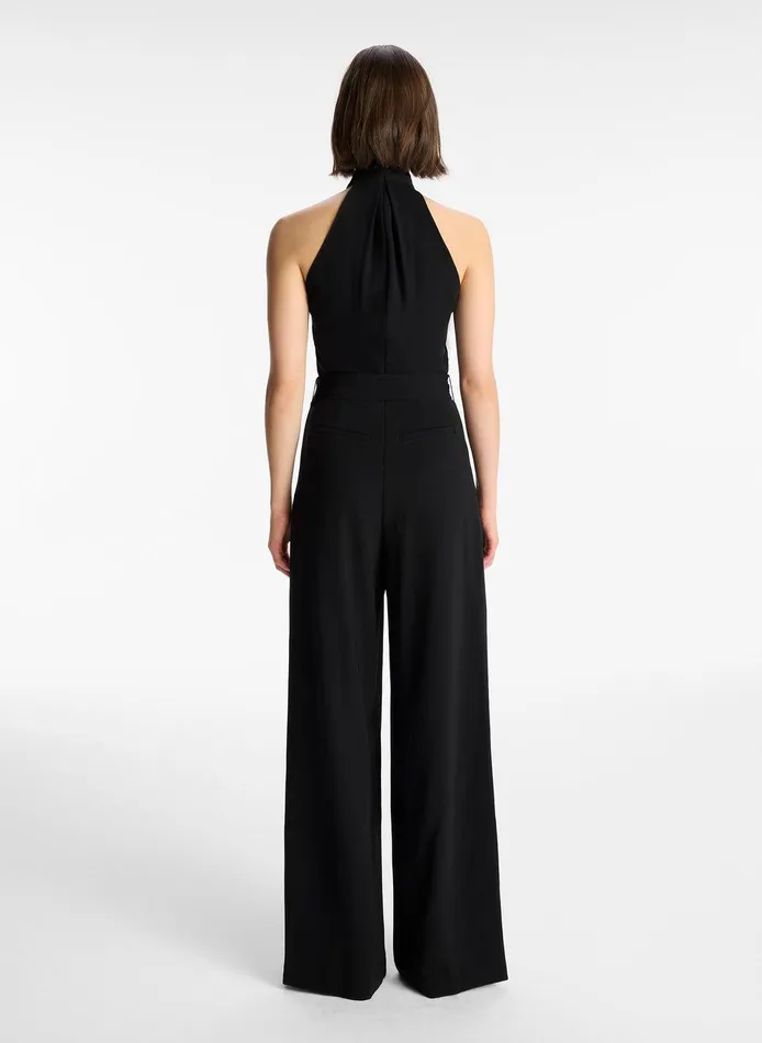 Women Murphy WideLeg Jumpsuit Black ALC Bottoms