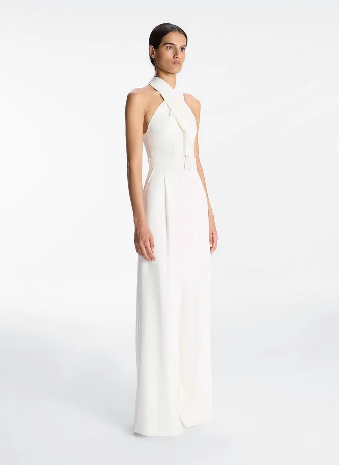 Women Murphy WideLeg Jumpsuit White ALC Jumpsuits