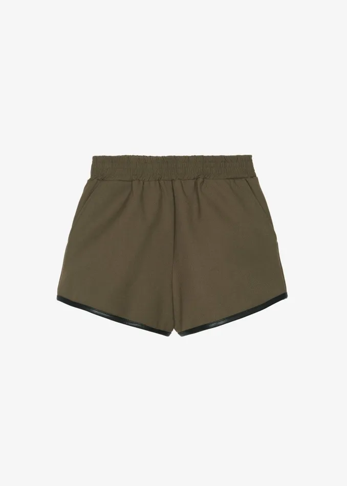 Women Neri Mini Shorts 8211 Khaki The Frankie Shop Bottoms
