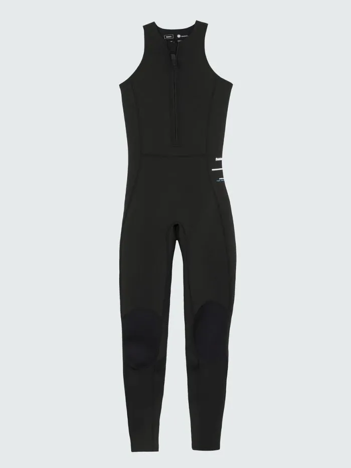 Women Nieuwland 2mm Yulex Long Jane Swimsuit Black Finisterre Swimwear and Bikinis