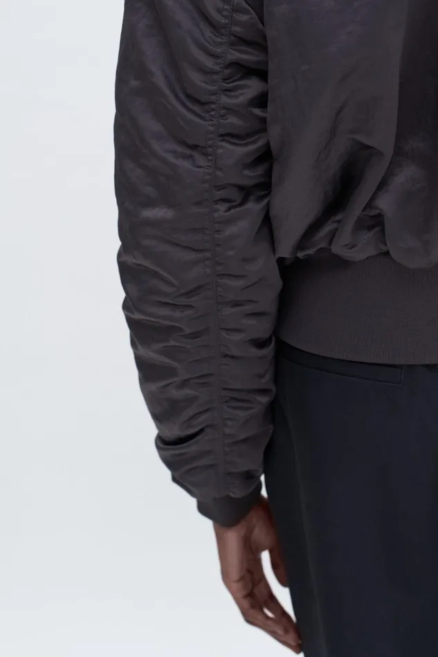 Women Nylon Zip Jacket Dark Oak Filippa K Outerwear